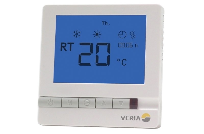 Терморегулятор Veria Control T45 - модель с цифровым программируемым таймером.