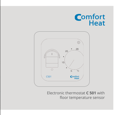 Інструкція з монтажу електронного терморегулятора C 501