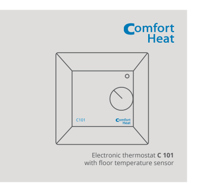Інструкція з використання терморегулятора Comfort Heat C 101