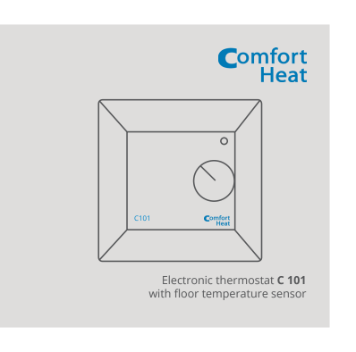 Інструкція з використання терморегулятора Comfort Heat C 101