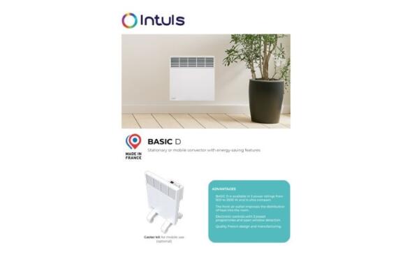 Конвекційний обігрівач Intuis Basic D