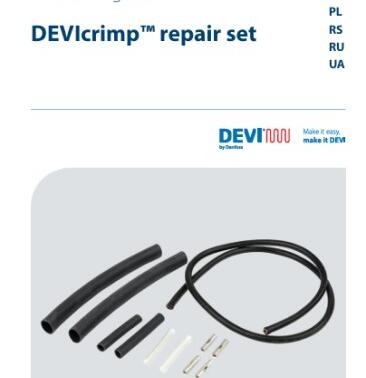 Інструкція з монтажу DEVIcrimp для одножильного нагрівального кабелю